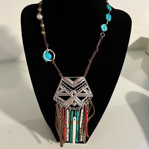 Silpada BEACHGOER sterling silver detailing necklace